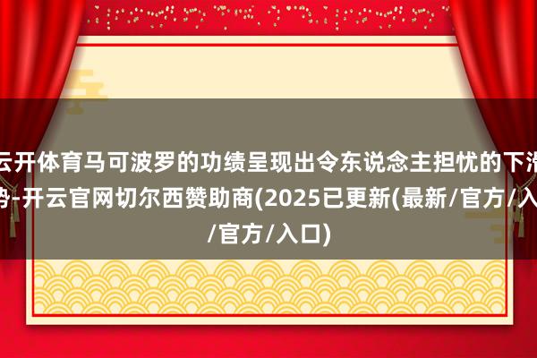 云开体育马可波罗的功绩呈现出令东说念主担忧的下滑态势-开云官网切尔西赞助商(2025已更新(最新/官方/入口)